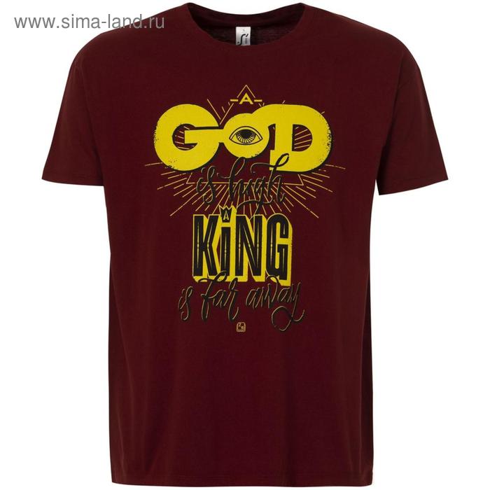 Футболка унисекс A God is High, размер S, цвет гранатовый, красный
Футболка унисекс A God is High, размер S, цвет гранатовый, красный