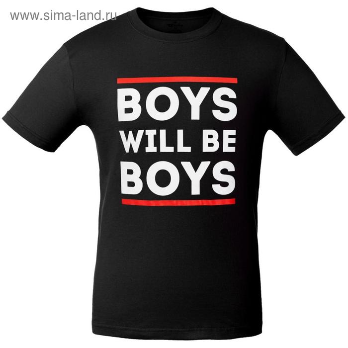 Футболка мужская Boys Will Be Boys, размер M, цвет чёрный 
Футболка мужская Boys Will Be Boys, размер M, цвет чёрный