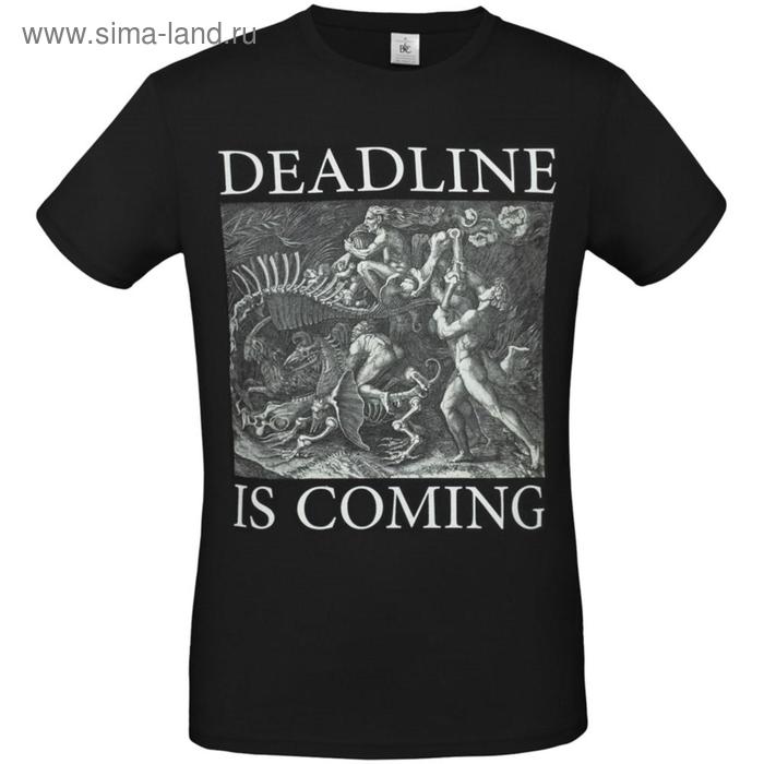 Футболка унисекс Deadline, размер XS, цвет чёрный
Футболка унисекс Deadline, размер XS, цвет чёрный