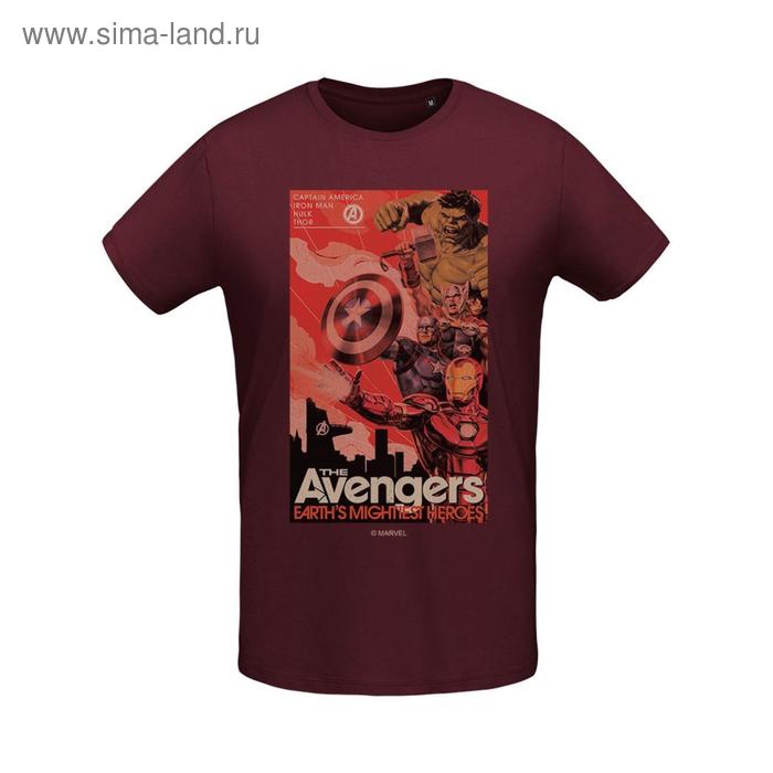 Футболка мужская Mightest Heroes, размер L, цвет бордо, бордовый 
Футболка мужская Mightest Heroes, размер L, цвет бордо, бордовый