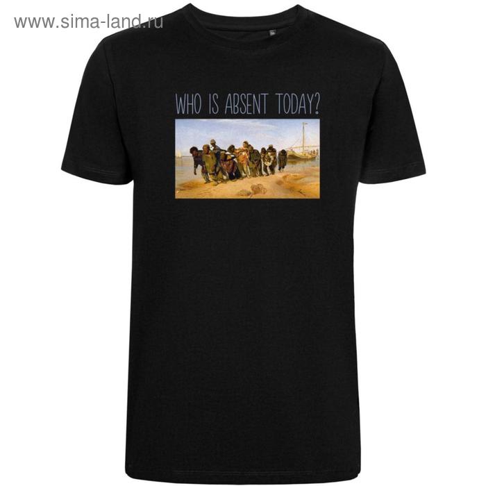 Футболка мужская Who Is Absent Today, размер M, цвет чёрный 
Футболка мужская Who Is Absent Today, размер M, цвет чёрный
