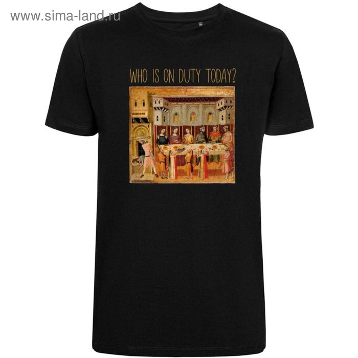 Футболка мужская Who Is On Duty Today, размер XL, цвет чёрный
Футболка мужская Who Is On Duty Today, размер XL, цвет чёрный