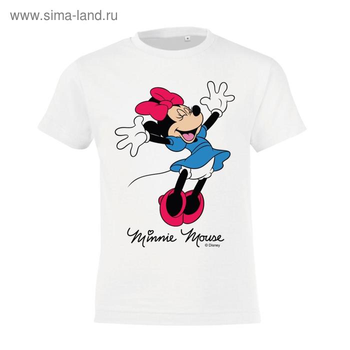 Футболка для девочек «Минни Маус. So Happy!», рост 130-140 см, цвет белый
Футболка для девочек «Минни Маус. So Happy!», рост 130-140 см, цвет белый