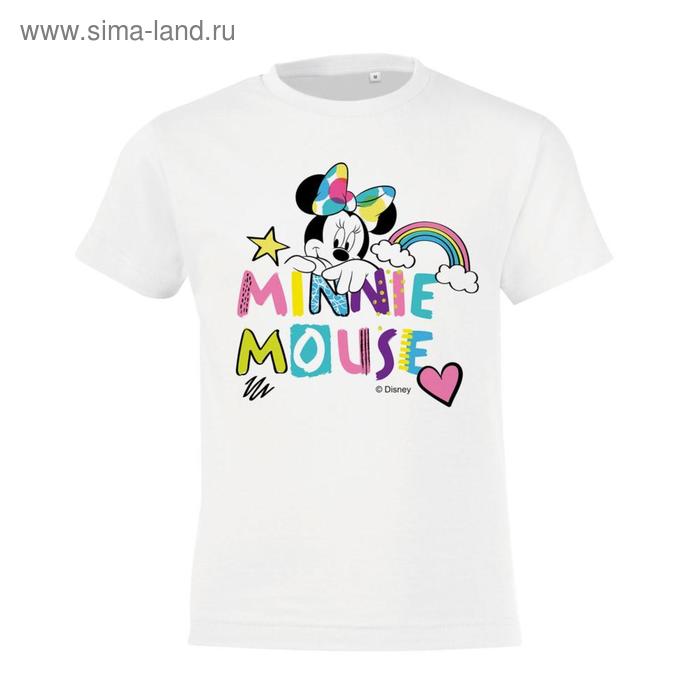 Футболка для девочек «Минни Маус», рост 106-116 см, цвет белый
Футболка для девочек «Минни Маус», рост 106-116 см, цвет белый