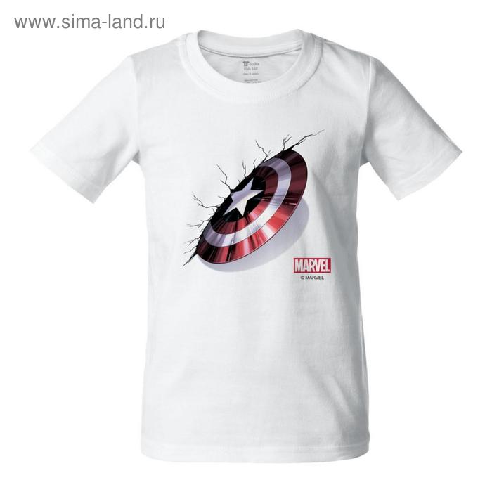 Футболка детская «Щит Капитана Америки», рост 142-152 см, цвет белый
Футболка детская «Щит Капитана Америки», рост 142-152 см, цвет белый