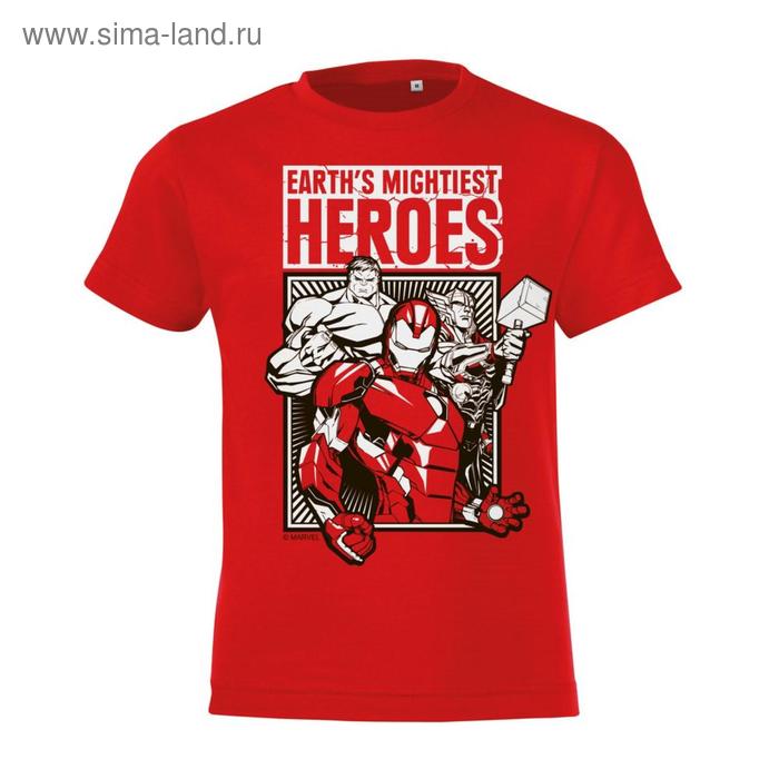 Футболка детская Marvel Heroes, рост 130-140 см, цвет красный
Футболка детская Marvel Heroes, рост 130-140 см, цвет красный