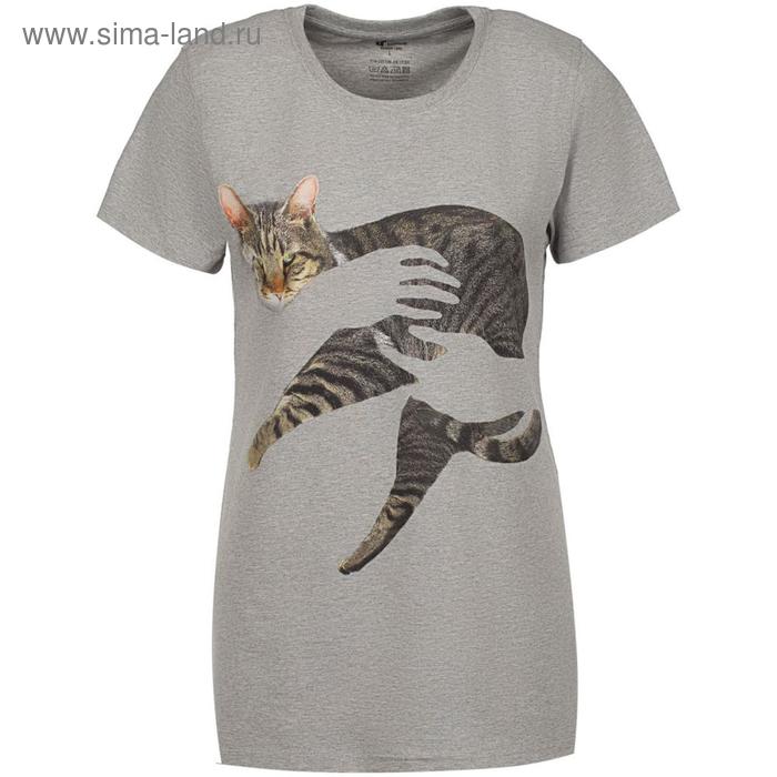 Футболка женская «Погладь кота», размер L, цвет серый, серый меланж
Футболка женская «Погладь кота», размер L, цвет серый, серый меланж