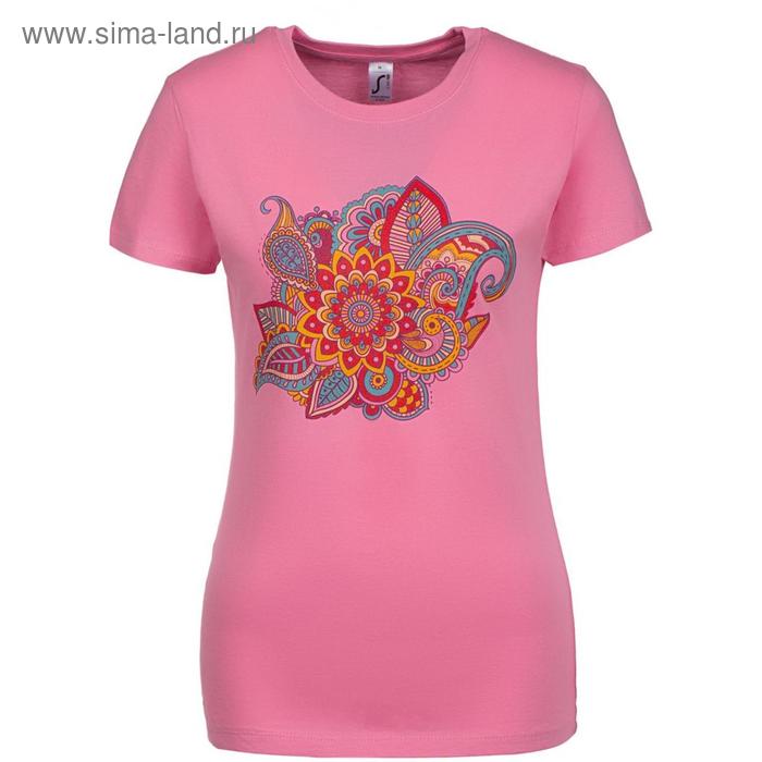 Футболка женская «Узор», размер XL, цвет розовый
Футболка женская «Узор», размер XL, цвет розовый