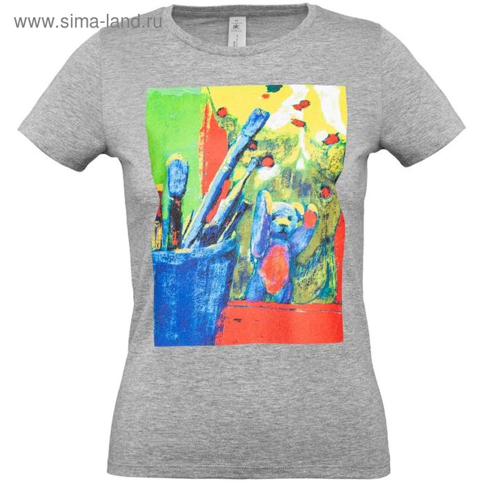 Футболка женская Artist Bear, размер S, цвет серый меланж, серый
Футболка женская Artist Bear, размер S, цвет серый меланж, серый