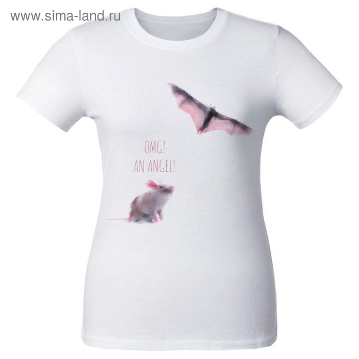 Футболка женская An Аngel, размер M, цвет белый
Футболка женская An Аngel, размер M, цвет белый