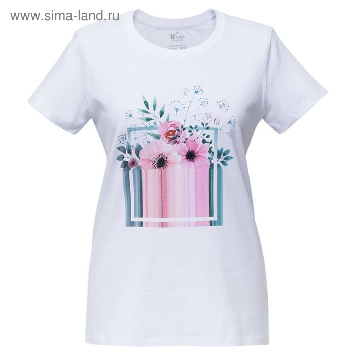 Футболка женская Bloom, размер S, цвет белый
Футболка женская Bloom, размер S, цвет белый