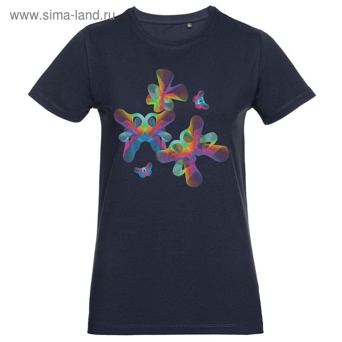 Футболка женская Butterflies, размер L, цвет синий, тёмно-синий
Футболка женская Butterflies, размер L, цвет синий, тёмно-синий
