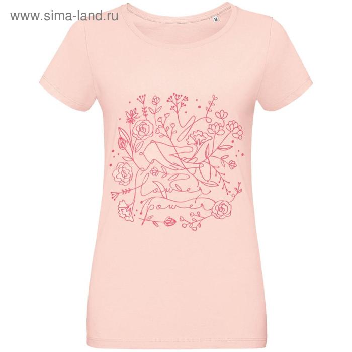 Футболка женская Flower Power, размер M, цвет розовый
Футболка женская Flower Power, размер M, цвет розовый