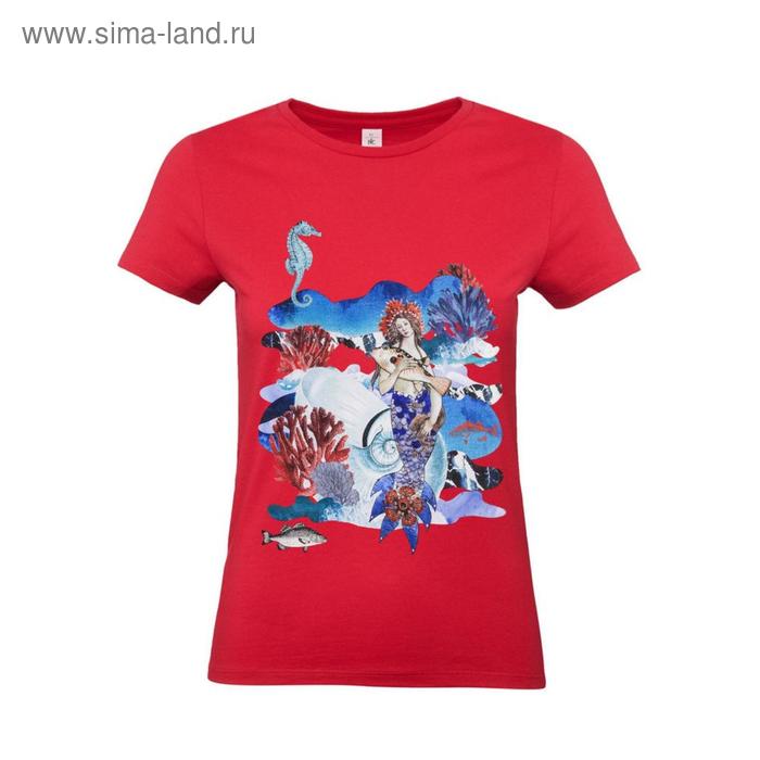 Футболка женская Ragazza di mare, размер XL, цвет красный 
Футболка женская Ragazza di mare, размер XL, цвет красный