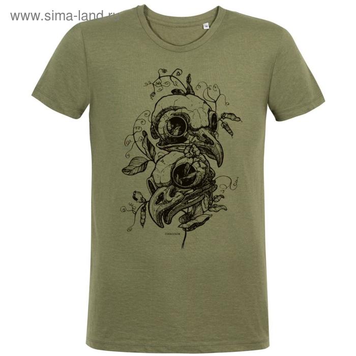 Футболка мужская приталенная Erat Aves, размер XXL, цвет хаки
Футболка мужская приталенная Erat Aves, размер XXL, цвет хаки