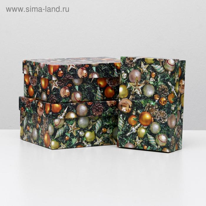 Набор коробок 3 в 1 "Елочные украшения", 23 х 16 х 9,5 - 19 х 12 х 6,5 см
Набор коробок 3 в 1 "Елочные украшения", 23 х 16 х 9,5 - 19 х 12 х 6,5 см