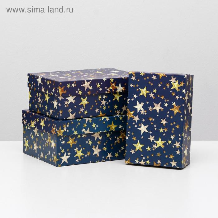 Набор коробок 3 в 1 "Звездопад", 23 х 16 х 9,5 - 19 х 12 х 6,5 см
Набор коробок 3 в 1 "Звездопад", 23 х 16 х 9,5 - 19 х 12 х 6,5 см