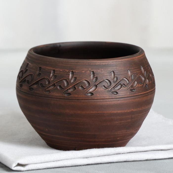 Салатник "Маврика", гончарный, декор, красная глина, 1 л
Салатник "Маврика", гончарный, декор, красная глина, 1 л