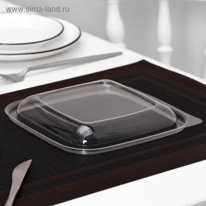 Крышка одноразовая к контейнеру «Салатник», 18,5×18,5×1,5 см, цвет прозрачный 
Крышка одноразовая к контейнеру «Салатник», 18,5×18,5×1,5 см, цвет прозрачный