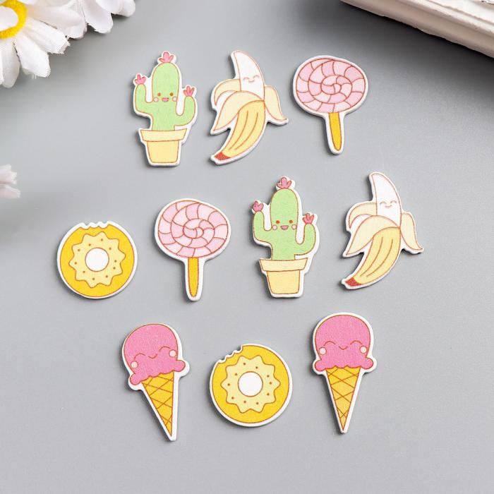 Декор для творчества дерево "Вкуснятина" набор 10 шт 3,2х1,7 см
Декор для творчества дерево "Вкуснятина" набор 10 шт 3,2х1,7 см