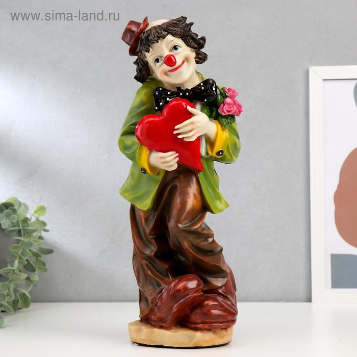 Сувенир полистоун "Клоун с сердечком" 35,5х12,5х12,5 см
Сувенир полистоун "Клоун с сердечком" 35,5х12,5х12,5 см