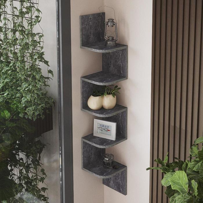 Полка угловая навесная Лофт, 224х224х1280, Цемент
Полка угловая навесная Лофт, 224х224х1280, Цемент