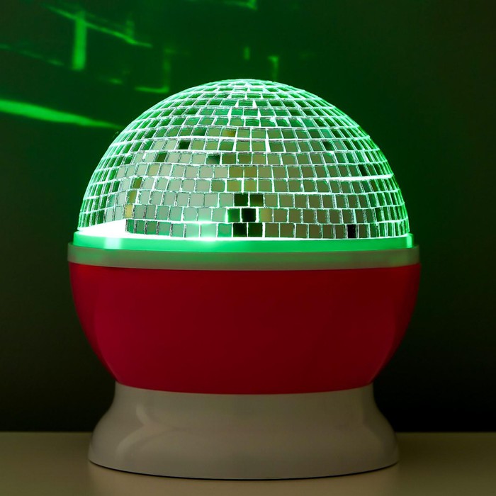 Ночник "Диско" LED бело-розовый11,5х11х14 см
Ночник "Диско" LED бело-розовый11,5х11х14 см