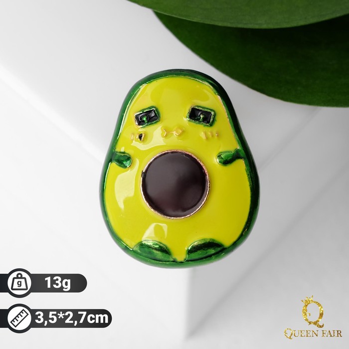 Брошь "Авокадо" мультяшный, цветная в золоте
Брошь "Авокадо" мультяшный, цветная в золоте