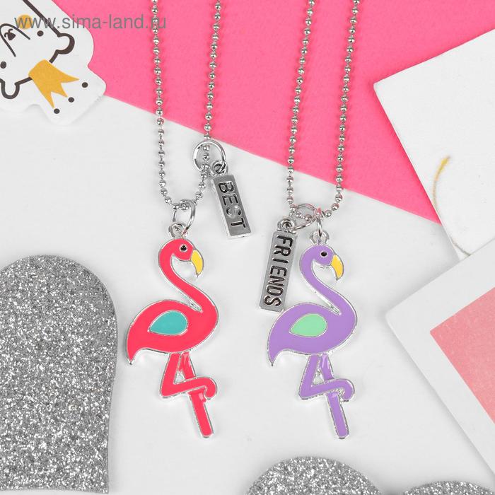 Кулоны неразлучники "Выбражулька", фламинго, 40см, цветные в серебре
Кулоны неразлучники "Выбражулька", фламинго, 40см, цветные в серебре