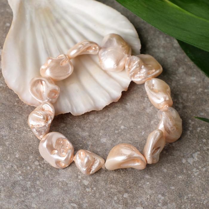 Браслет жемчуг "Барокко", цвет розовый, d=8 см
Браслет жемчуг "Барокко", цвет розовый, d=8 см