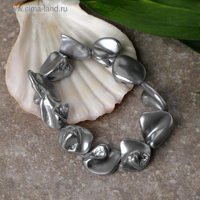 Браслет жемчуг "Барокко", цвет серый, d=8 см
Браслет жемчуг "Барокко", цвет серый, d=8 см