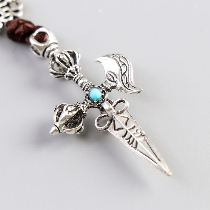 фото Подвеска металл "кинжал-крест" 12,3х3,5х1,4 см