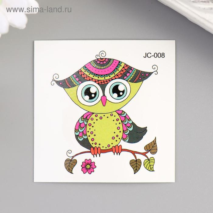 Татуировка на тело цветная "Совёнок на ветке с цветком" 6х6 см
Татуировка на тело цветная "Совёнок на ветке с цветком" 6х6 см