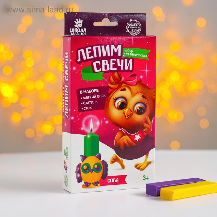 Набор для творчества. Лепим свечи «Сова»
Набор для творчества. Лепим свечи «Сова»