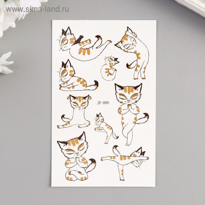 Татуировка на тело цветная "Котик и йога" 12х7,5 см
Татуировка на тело цветная "Котик и йога" 12х7,5 см