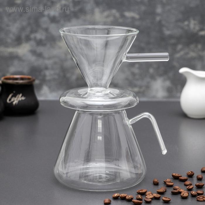 Пуровер для заваривания кофе «Арабика», 400 мл
Пуровер для заваривания кофе «Арабика», 400 мл