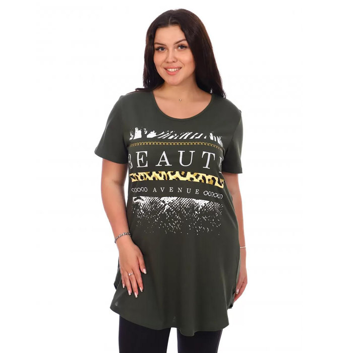 Туника женская «Касабланка», цвет хаки, размер 58
Туника женская «Касабланка», цвет хаки, размер 58