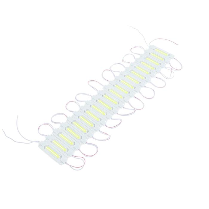 фото Светодиодный модуль smd5730, 2 вт, cob , 190 lm, линза 160 град, ip65, 8500к , 12 v белый