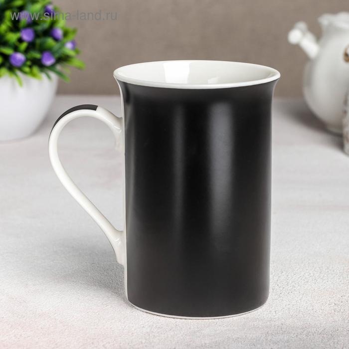 фото Кружка фарфоровая доляна «леопард», 300 мл