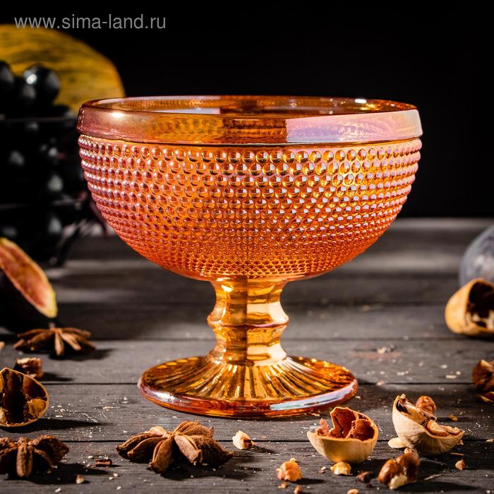 Креманка круглая «Вилеро», 350 мл, 12×11 см, цвет золото
Креманка круглая «Вилеро», 350 мл, 12×11 см, цвет золото