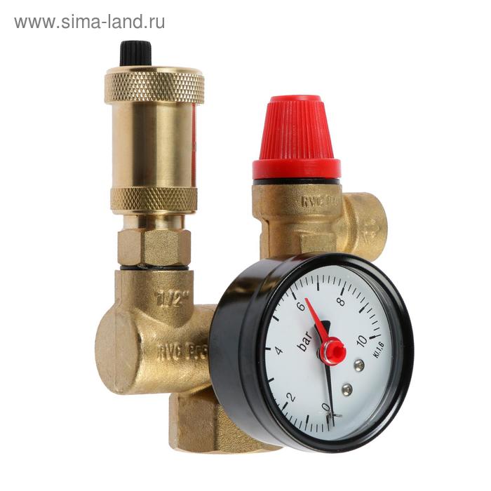 Группа безопасности RVC Pro NEW 07389, для котлов отопления, 1"
Группа безопасности RVC Pro NEW 07389, для котлов отопления, 1"