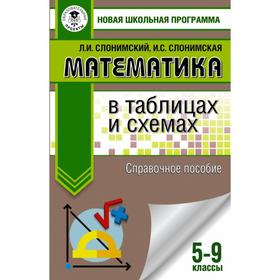 Математика в таблицах и схемах. Справочное пособие. 5-9 классы. Л. И. Слонимский, И. С. Слонимская
Математика в таблицах и схемах. Справочное пособие. 5-9 классы. Л. И. Слонимский, И. С. Слонимская