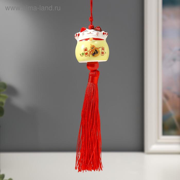 Сувенир керамика "Кот Манэки-нэко колокольчик" с бахромой МИКС 16,5х3,7х4 см
Сувенир керамика "Кот Манэки-нэко колокольчик" с бахромой МИКС 16,5х3,7х4 см