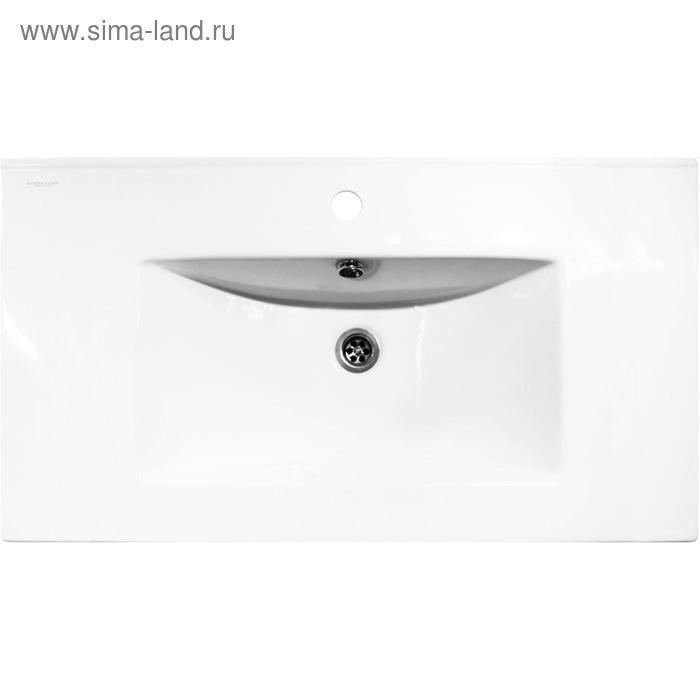 фото Раковина sanita luxe «quadro 90» мебельный, белый