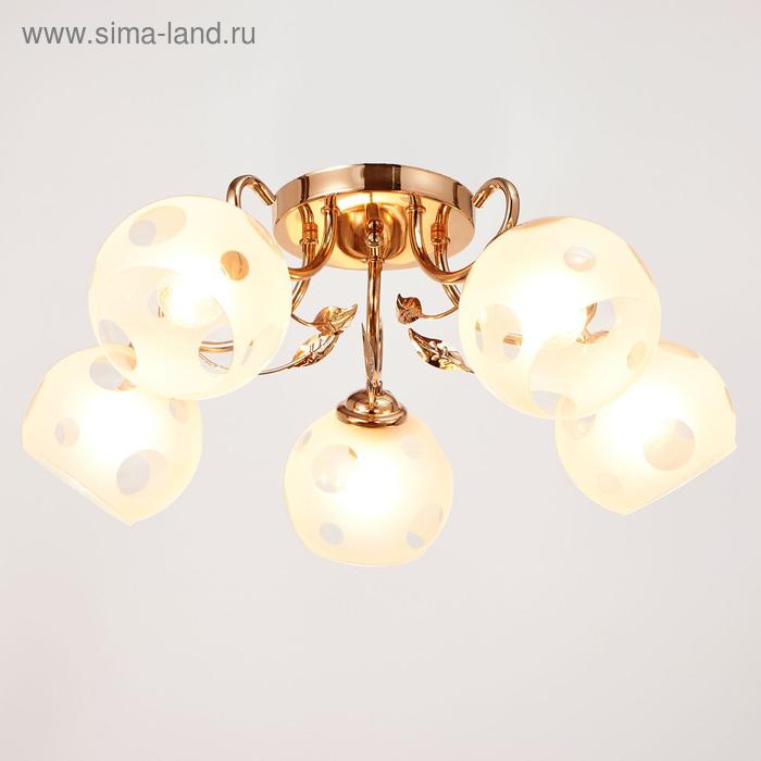 Люстра 951/1 5х60Вт Е27 золото 52х22 см
Люстра 951/1 5х60Вт Е27 золото 52х22 см