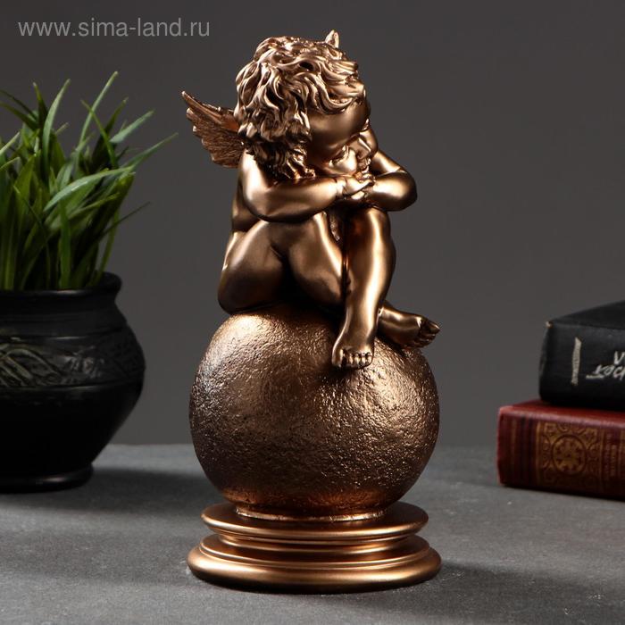 Фигура "Ангел на шаре" бронза
Фигура "Ангел на шаре" бронза