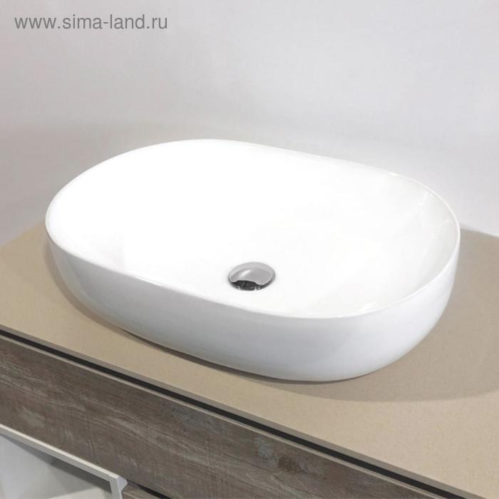 фото Раковина comforty 78326, накладная, цвет белый