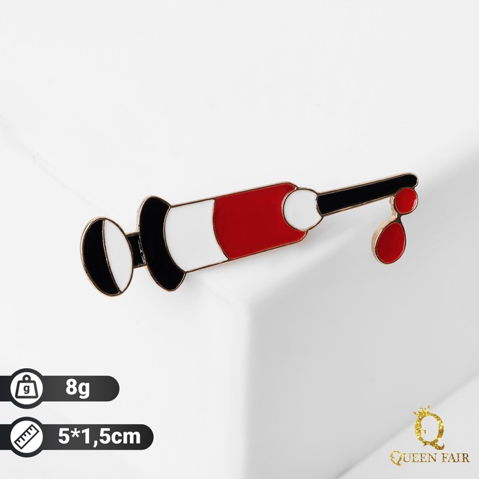 Брошь "Медицина" укольчик, цветная в золоте
Брошь "Медицина" укольчик, цветная в золоте