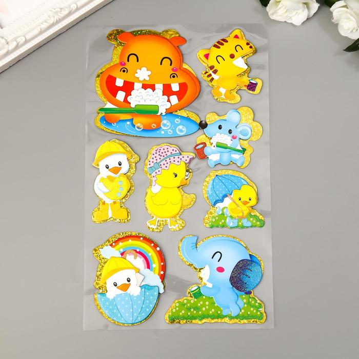 Наклейка картон объёмная "Весёлые игры зверят" МИКС 31х15 см
Наклейка картон объёмная "Весёлые игры зверят" МИКС 31х15 см