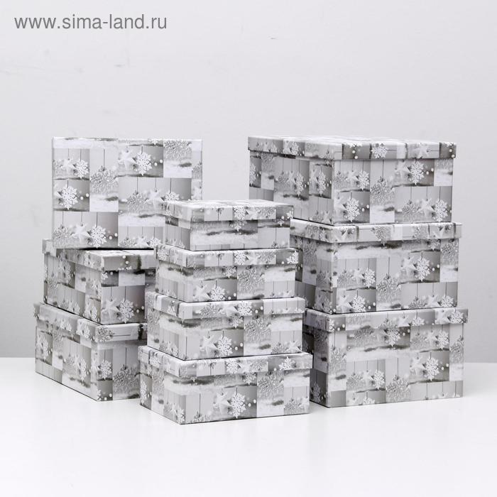 Набор коробок 10 в 1 прямоугольный "Снежинка", 37,5 х 29 х 16 - 19 х 13 х 7 см
Набор коробок 10 в 1 прямоугольный "Снежинка", 37,5 х 29 х 16 - 19 х 13 х 7 см